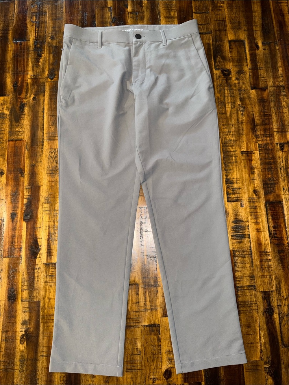 🌵Banana Republic Men's Golf Pant Gray Straight Fit Athleisure Lightweight W30